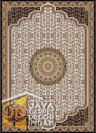 Karpet Permadani Solomon 700 Reeds Kamand Black 3628 ukuran 120x160,160x230, 200x300, 250x350, 300x400